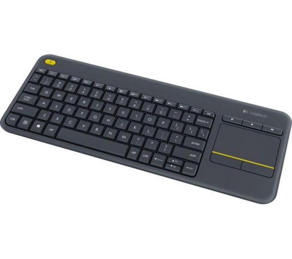 LOGITECH K400 Plus Wireless Keyboard - Dark Grey