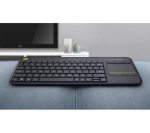 LOGITECH K400 Plus Wireless Keyboard - Dark Grey
