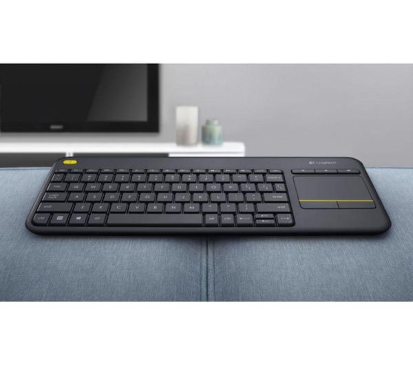 LOGITECH K400 Plus Wireless Keyboard - Dark Grey