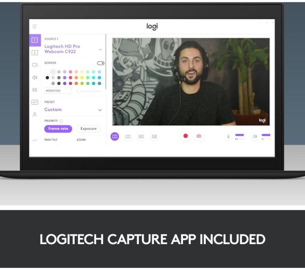 LOGITECH C922 Pro Stream Full HD Webcam