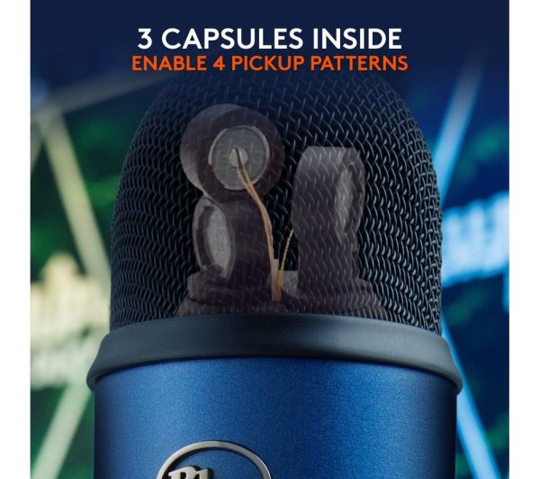 BLUE Yeti USB Streaming Microphone - Midnight Blue