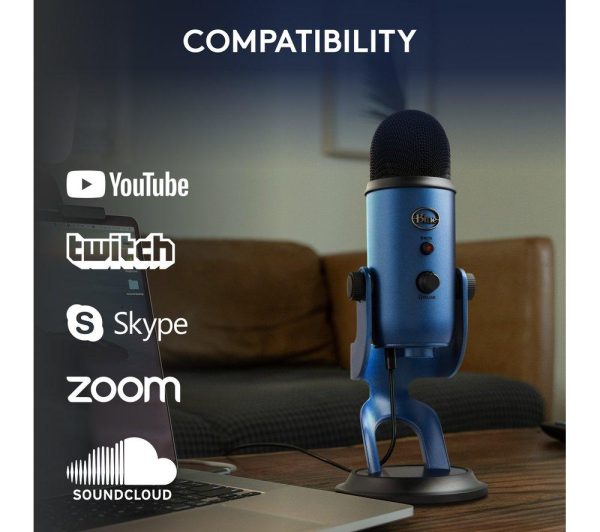 BLUE Yeti USB Streaming Microphone - Midnight Blue