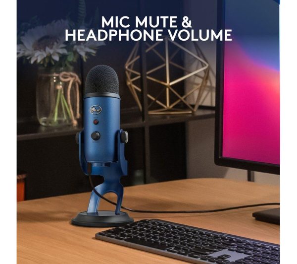 BLUE Yeti USB Streaming Microphone - Midnight Blue