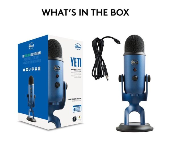 BLUE Yeti USB Streaming Microphone - Midnight Blue