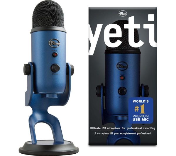 BLUE Yeti USB Streaming Microphone - Midnight Blue