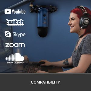 BLUE Yeti USB Streaming Microphone - Midnight Blue