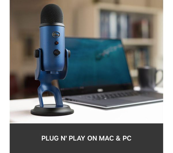 BLUE Yeti USB Streaming Microphone - Midnight Blue