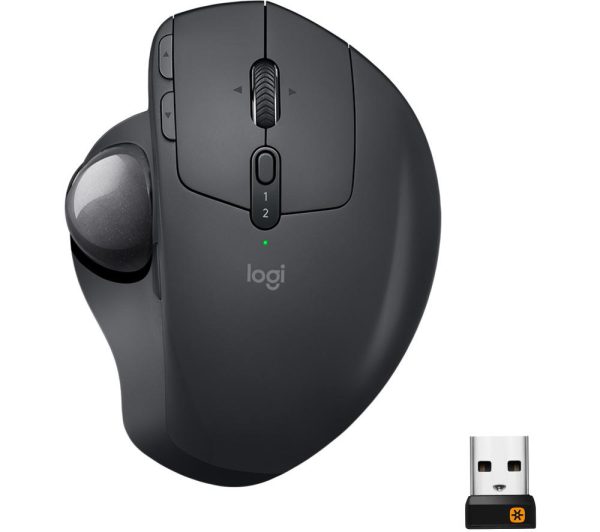 LOGITECH MX ERGO Wireless Darkfield Trackball Mouse