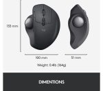 LOGITECH MX ERGO Wireless Darkfield Trackball Mouse