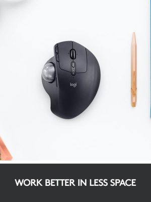 LOGITECH MX ERGO Wireless Darkfield Trackball Mouse