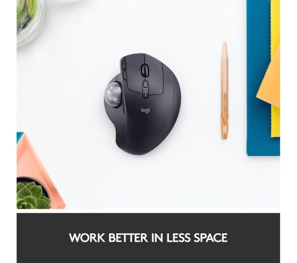 LOGITECH MX ERGO Wireless Darkfield Trackball Mouse
