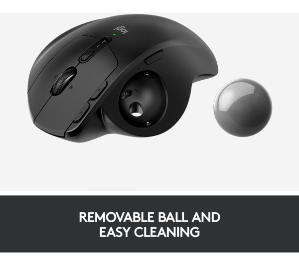 LOGITECH MX ERGO Wireless Darkfield Trackball Mouse