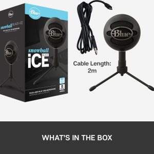 BLUE Snowball iCE USB Streaming Microphone - Black