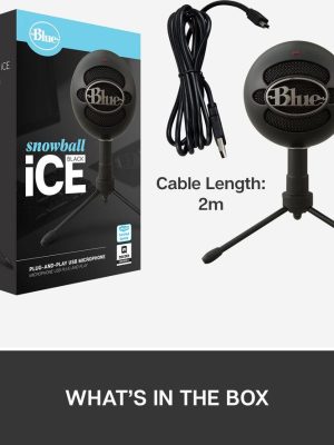 BLUE Snowball iCE USB Streaming Microphone - Black