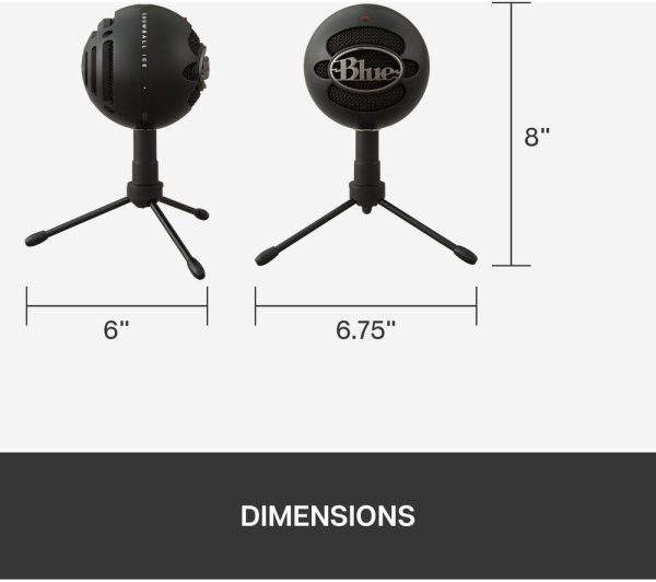 BLUE Snowball iCE USB Streaming Microphone - Black