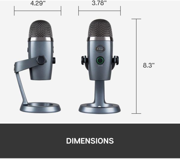 BLUE Yeti Nano USB Streaming Microphone - Grey