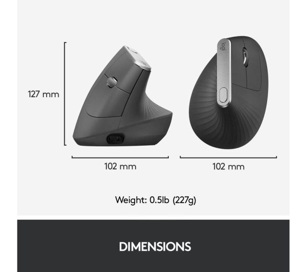 LOGITECH MX Vertical Ergonomic Optical Mouse