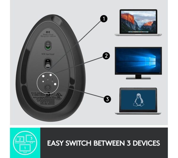LOGITECH MX Vertical Ergonomic Optical Mouse