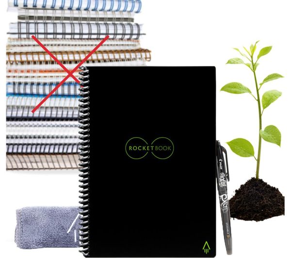 ROCKETBOOK Everlast Letters Digital Notebook - Executive Size
