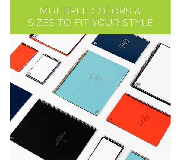 ROCKETBOOK Everlast Letters Digital Notebook - Executive Size