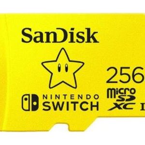 SANDISK High Performance Class 10 microSD Memory Card for Nintendo Switch - 256 GB