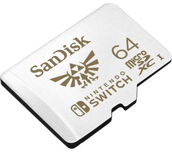 SANDISK High Performance Class 10 microSD Memory Card for Nintendo Switch - 64 GB