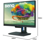 BENQ PD2500Q Quad HD 25" LED Monitor - Grey