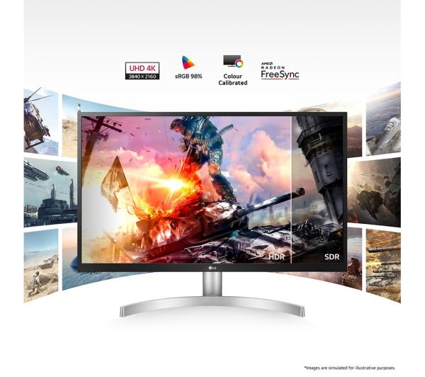 LG 27UL500P-W 4K Ultra HD 27â€ IPS LCD Monitor - White