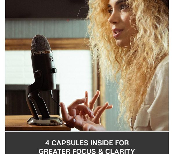 BLUE Yeti X USB Streaming Microphone - Blackout