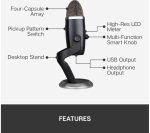 BLUE Yeti X USB Streaming Microphone - Blackout