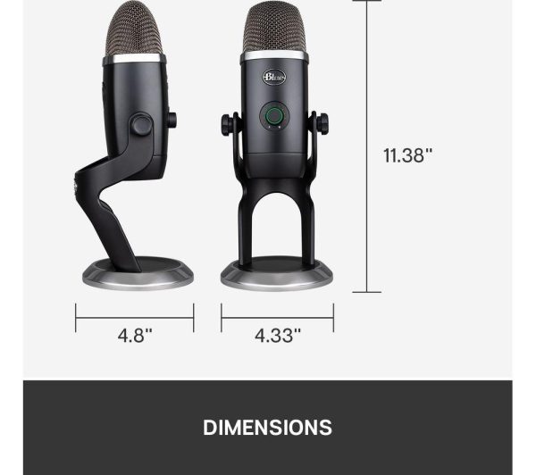 BLUE Yeti X USB Streaming Microphone - Blackout