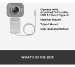 LOGITECH StreamCam Full HD USB-C Webcam - White