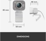 LOGITECH StreamCam Full HD USB-C Webcam - White