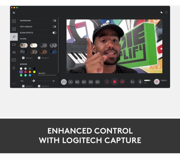 LOGITECH StreamCam Full HD USB-C Webcam - Graphite