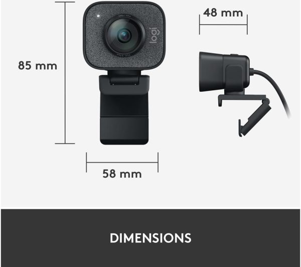 LOGITECH StreamCam Full HD USB-C Webcam - Graphite