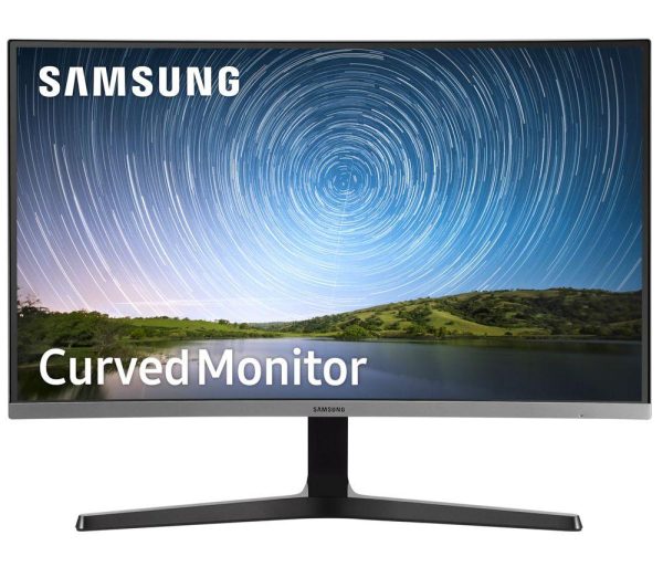 SAMSUNG LC27R500FHPXXU Full HD 27" Curved LED Monitor - Blue Grey