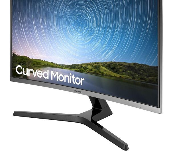 SAMSUNG LC32R500FHPXXU Full HD 32" Curved LED Monitor - Blue Grey