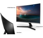 SAMSUNG LC32R500FHPXXU Full HD 32" Curved LED Monitor - Blue Grey