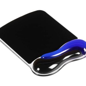 KENSINGTON Duo Gel Mouse Mat – Black & Blue