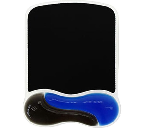 KENSINGTON Duo Gel Mouse Mat – Black & Blue