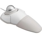 KENSINGTON K72500WW Wired Optical Mouse Orbit with Scroll Ring - White & Silver
