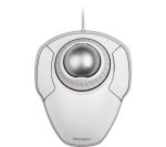 KENSINGTON K72500WW Wired Optical Mouse Orbit with Scroll Ring - White & Silver