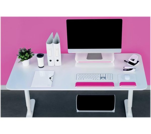 LEITZ Ergo WOW Keyboard Wrist Rest - Pink