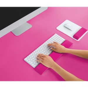 LEITZ Ergo WOW Keyboard Wrist Rest - Pink