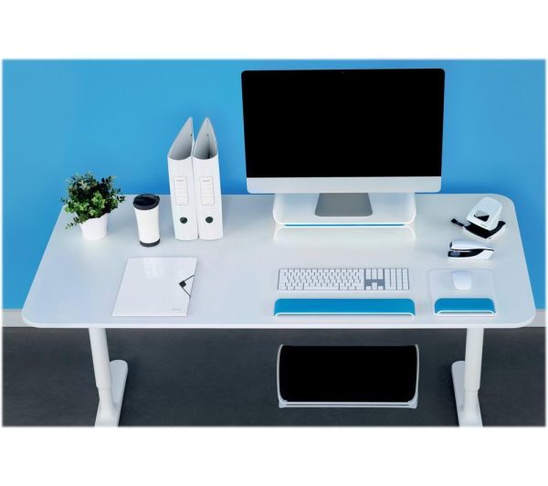 LEITZ Ergo WOW Keyboard Wrist Rest - Blue