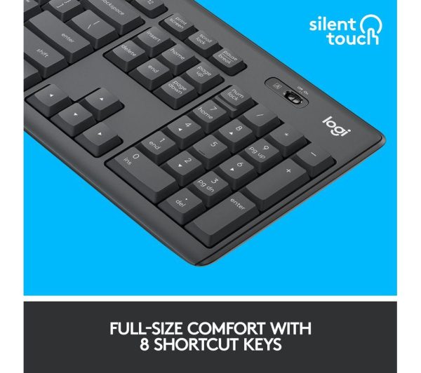 LOGITECH MK295 Silent Combo Wireless Keyboard & Mouse Set