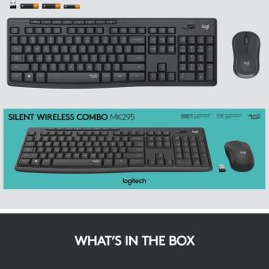 LOGITECH MK295 Silent Combo Wireless Keyboard & Mouse Set