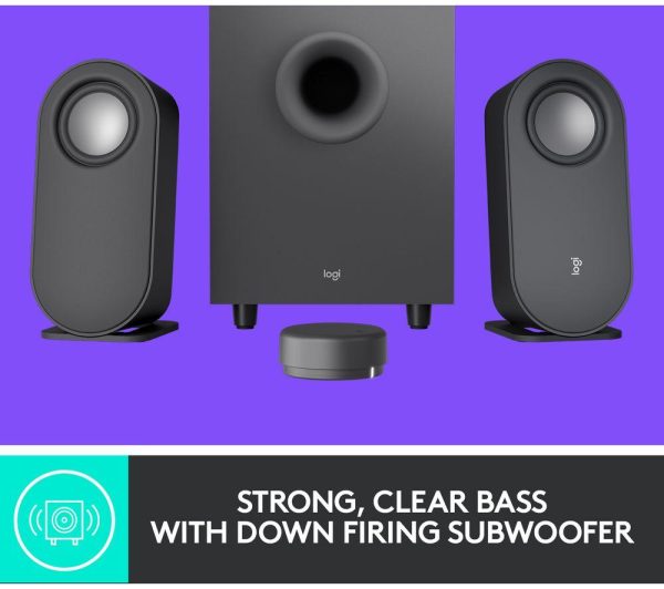 LOGITECH Z407 2.1 Wireless PC Speakers - Black