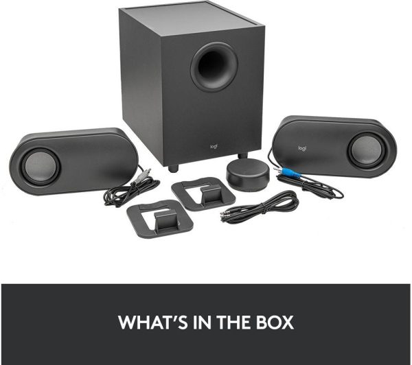 LOGITECH Z407 2.1 Wireless PC Speakers - Black