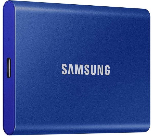 SAMSUNG T7 Portable External SSD - 2 TB, Blue